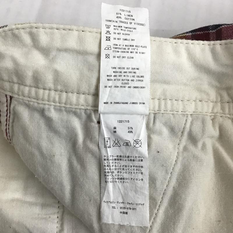 ディッキーズ Dickies パンツ ショートパンツ 1221715 チェックショートパンツ 32インチ メンズ USED 古着 中古 10090969