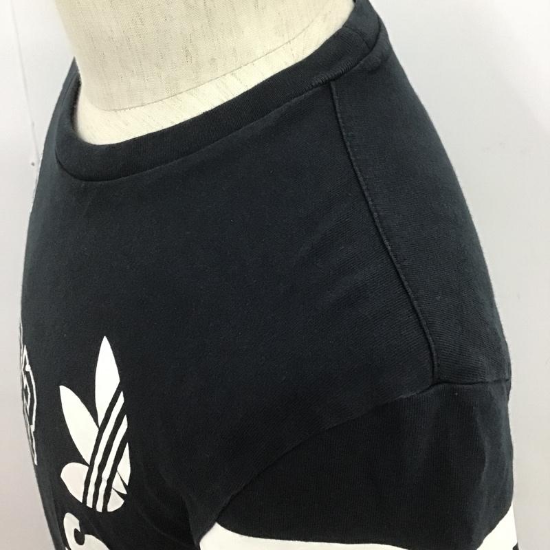 アディダス adidas Tシャツ 半袖 S18630 ロゴ プリント 紺 / ネイビー /  メンズ USED 古着 中古 10090976