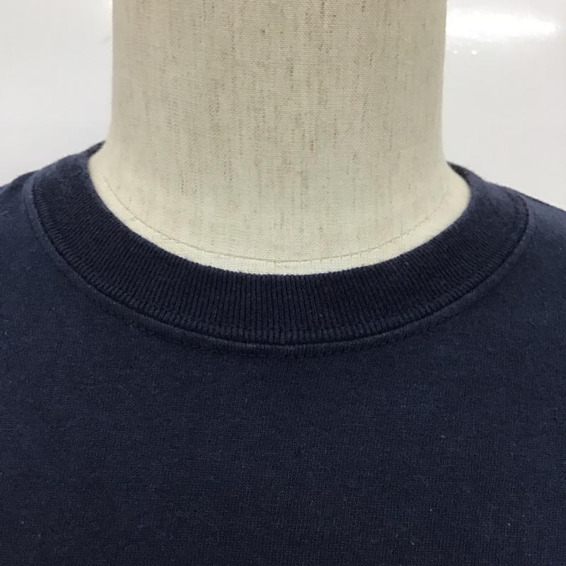 テンダーロイン TENDERLOIN Tシャツ 半袖 プリント クルーネック S ロゴ、文字 紺 / ネイビー /  メンズ USED 古着 中古 10090986