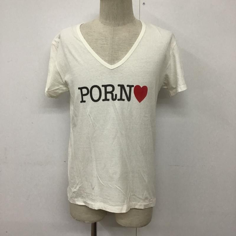 ギルティーパーティーズ GUILTYPARTIES Tシャツ 半袖 WAKO MARIA L ロゴ、文字 X プリント 白 / ホワイト /  メンズ USED 古着 中古 10090990