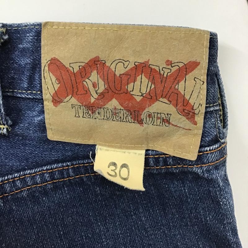 テンダーロイン TENDERLOIN パンツ デニム、ジーンズ XXX ジーパン 30 無地 青 / ブルー / メンズ USED 古着 中古 10091025