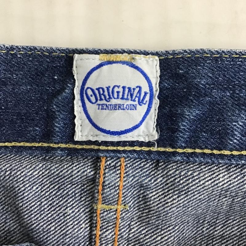 テンダーロイン TENDERLOIN パンツ デニム、ジーンズ XXX ジーパン 30 無地 青 / ブルー / メンズ USED 古着 中古 10091025