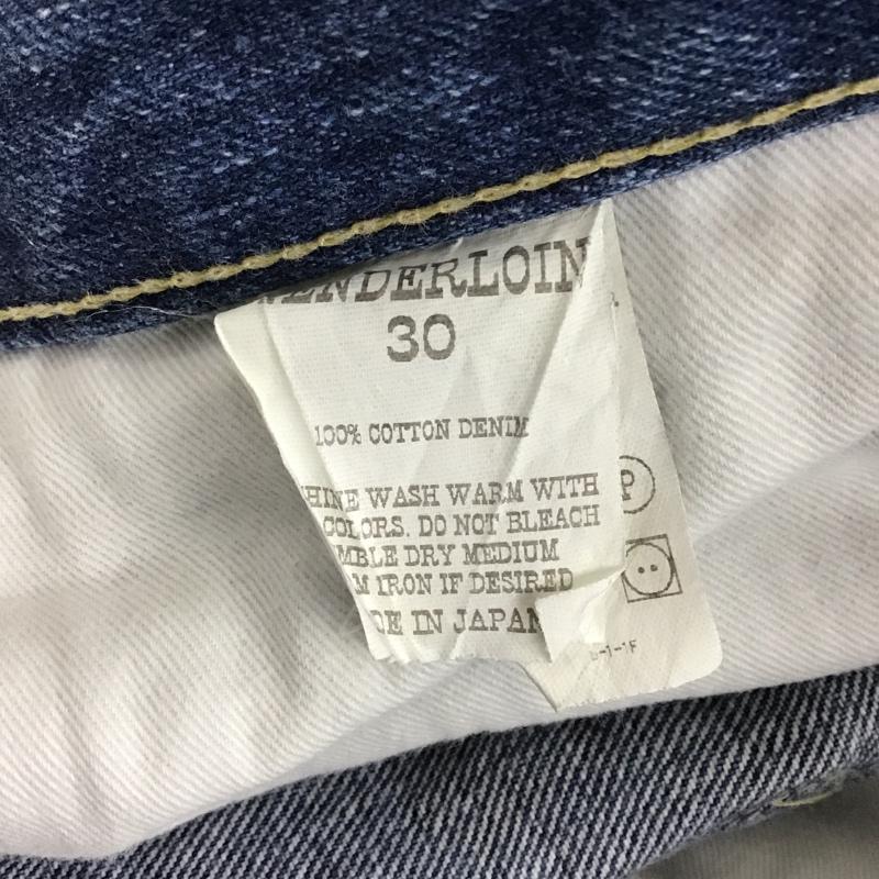 テンダーロイン TENDERLOIN パンツ デニム、ジーンズ XXX ジーパン 30 無地 青 / ブルー / メンズ USED 古着 中古 10091025