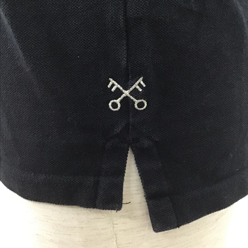 ユニフォームエクスペリメント uniform experiment ポロシャツ 半袖 UE-123128 SOPH 2 ワンポイント 黒 / ブラック / メンズ USED 古着 中古 10091033