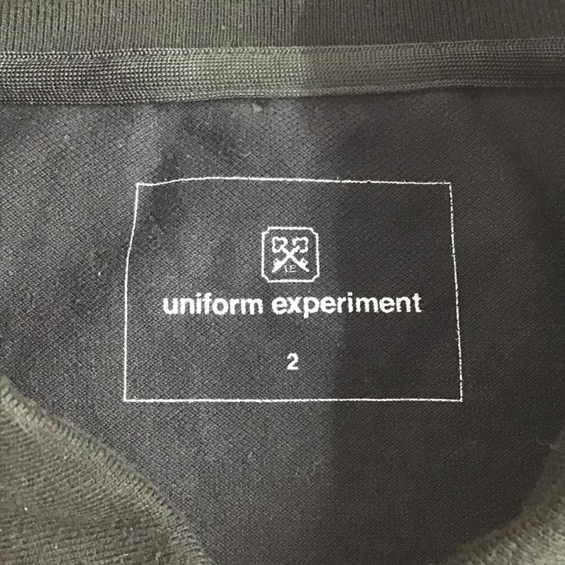ユニフォームエクスペリメント uniform experiment ポロシャツ 半袖 UE-123128 SOPH 2 ワンポイント 黒 / ブラック / メンズ USED 古着 中古 10091033