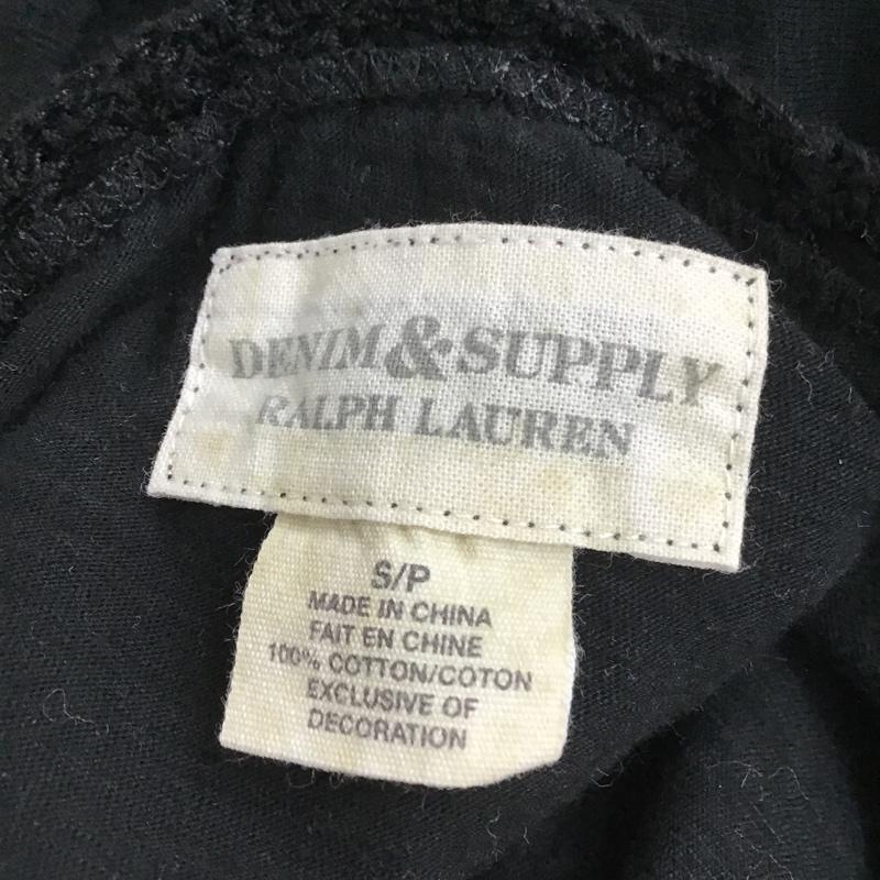 デニムアンドサプライラルフローレン DENIM & SUPPLYRALPHLAUREN カットソー 長袖 S 無地 黒 / ブラック /  レディース USED 古着 中古 10091063