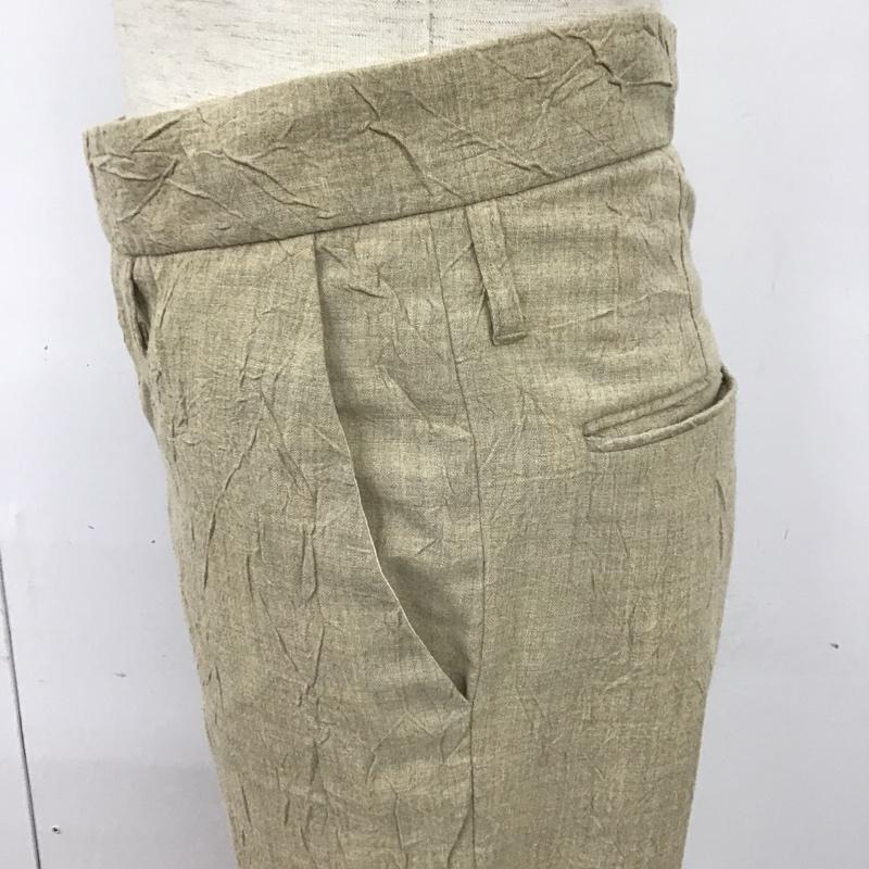ビリジアン VIRIDIAN パンツ スラックス 46 無地 ベージュ / ベージュ / メンズ USED 古着 中古 10091068