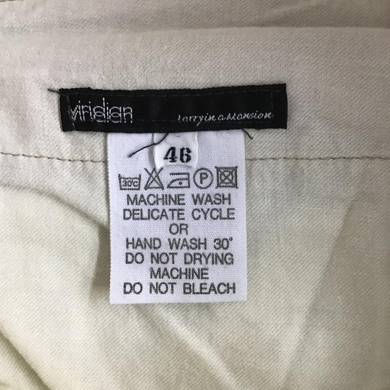 ビリジアン VIRIDIAN パンツ スラックス 46 無地 ベージュ / ベージュ / メンズ USED 古着 中古 10091068