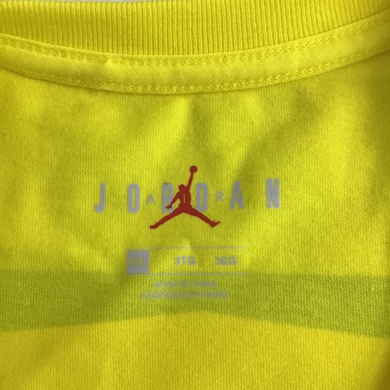 エアジョーダン AIR JORDAN Tシャツ 半袖 CV7944-731 タグ付き 3XL プリント ロゴ、文字 黄 / イエロー /  メンズ USED 古着 中古 10091069