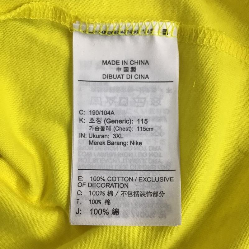 エアジョーダン AIR JORDAN Tシャツ 半袖 CV7944-731 タグ付き 3XL プリント ロゴ、文字 黄 / イエロー /  メンズ USED 古着 中古 10091069