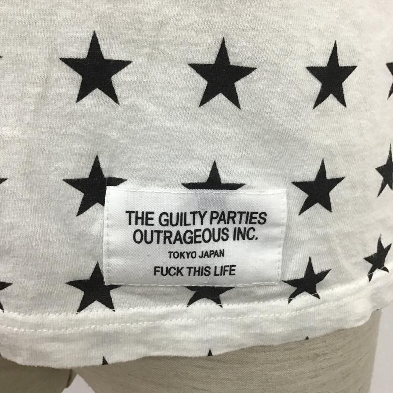 ギルティーパーティーズ GUILTYPARTIES Tシャツ 半袖 WACKOMARIA S 星 白 / ホワイト / X 黒 / ブラック /  メンズ USED 古着 中古 10091094