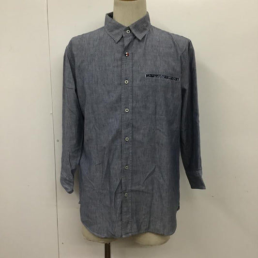 ビームス ハート BEAMS HEART シャツ、ブラウス 長袖 L 無地 水色 / ライトブルー /  メンズ USED 古着 中古 10091099