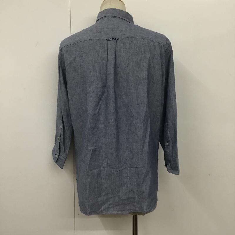 ビームス ハート BEAMS HEART シャツ、ブラウス 長袖 L 無地 水色 / ライトブルー /  メンズ USED 古着 中古 10091099