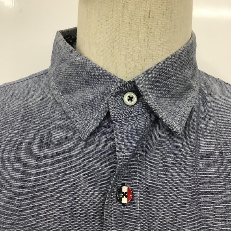 ビームス ハート BEAMS HEART シャツ、ブラウス 長袖 L 無地 水色 / ライトブルー /  メンズ USED 古着 中古 10091099