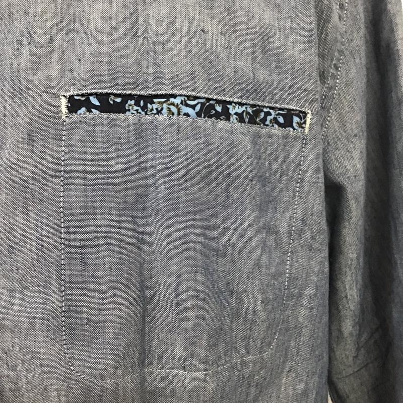 ビームス ハート BEAMS HEART シャツ、ブラウス 長袖 L 無地 水色 / ライトブルー /  メンズ USED 古着 中古 10091099