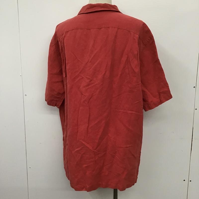 ダニエル・クレミュ DANIEL CREMIEUX シャツ、ブラウス 半袖 XL 無地 赤 / レッド /  メンズ USED 古着 中古 10091104