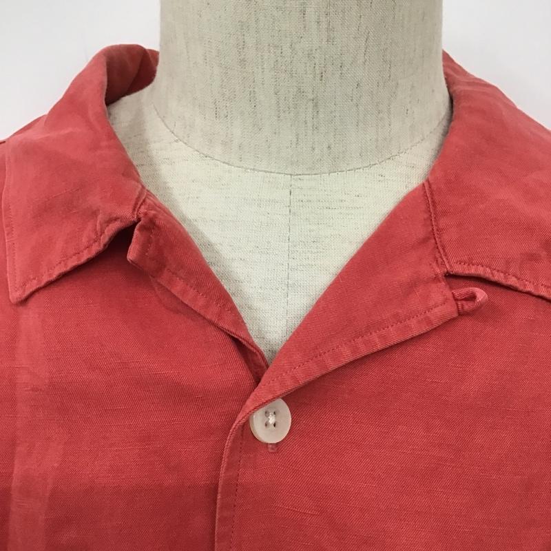 ダニエル・クレミュ DANIEL CREMIEUX シャツ、ブラウス 半袖 XL 無地 赤 / レッド /  メンズ USED 古着 中古 10091104