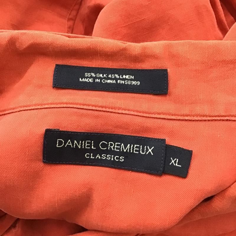 ダニエル・クレミュ DANIEL CREMIEUX シャツ、ブラウス 半袖 XL 無地 赤 / レッド /  メンズ USED 古着 中古 10091104