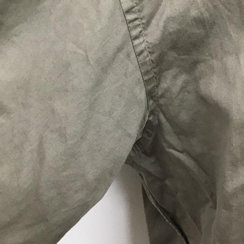 シップス SHIPS シャツ、ブラウス 長袖 M 無地 カーキ / カーキ /  メンズ USED 古着 中古 10091111