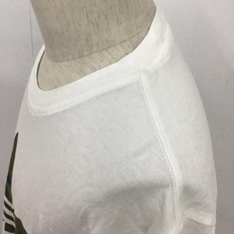 アディダス adidas Tシャツ 半袖 FW3337 CAMO INFILL TEE ロゴ、文字 白 / ホワイト /  メンズ USED 古着 中古 10091119