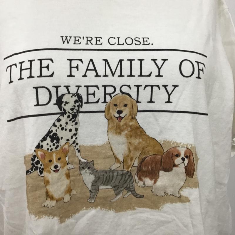 ファーストハンド Firsthand Tシャツ 半袖 orgabits M プリント 白 / ホワイト / レディース USED 古着 中古 10091131