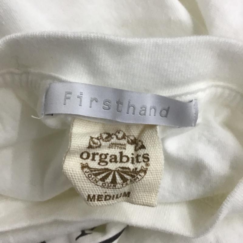 ファーストハンド Firsthand Tシャツ 半袖 orgabits M プリント 白 / ホワイト / レディース USED 古着 中古 10091131