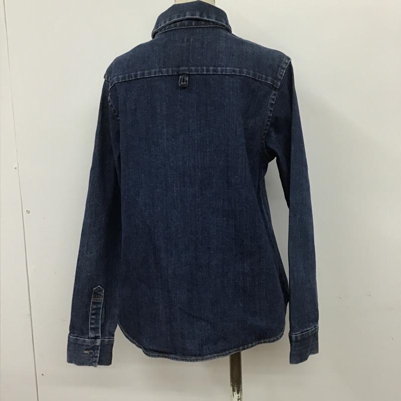 サップノーワンエルス SUPP. no one else シャツ、ブラウス 長袖 デニムシャツ 無地 インディゴ / インディゴ / レディース USED 古着 中古 10091138