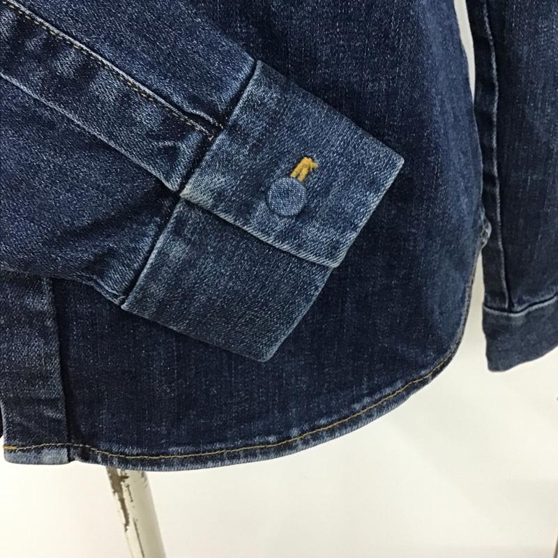 サップノーワンエルス SUPP. no one else シャツ、ブラウス 長袖 デニムシャツ 無地 インディゴ / インディゴ / レディース USED 古着 中古 10091138
