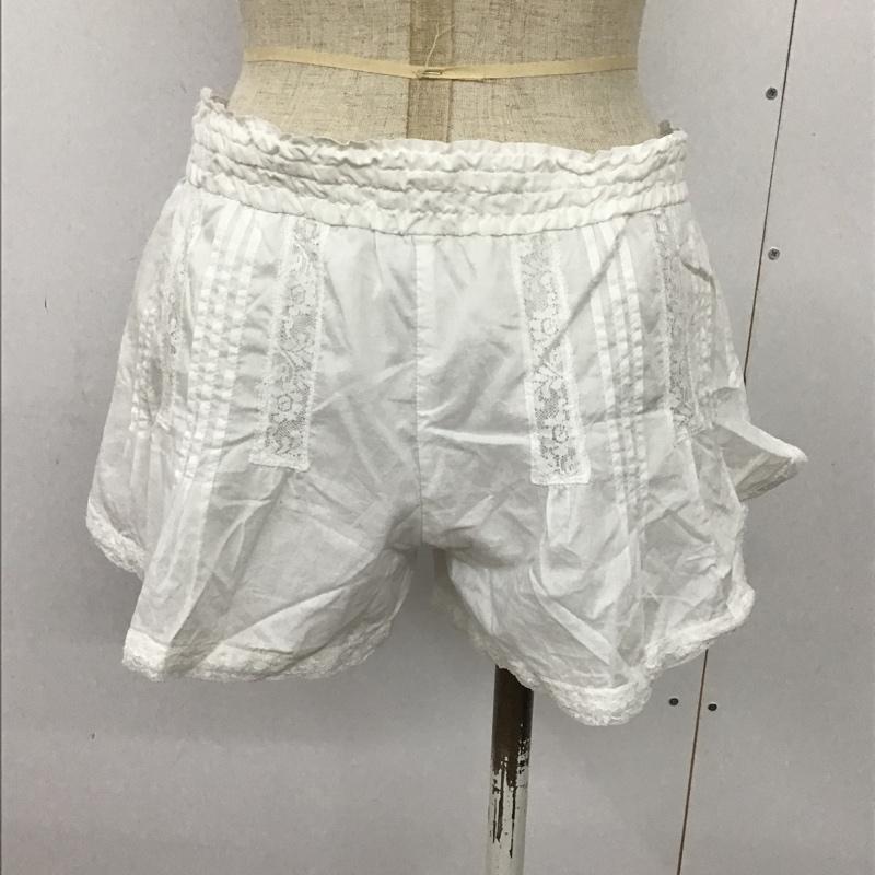 ジルスチュアート JILLSTUART パンツ ショートパンツ 2 無地 白 / ホワイト / レディース USED 古着 中古 10091148