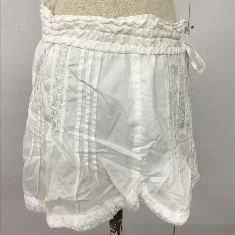 ジルスチュアート JILLSTUART パンツ ショートパンツ 2 無地 白 / ホワイト / レディース USED 古着 中古 10091148