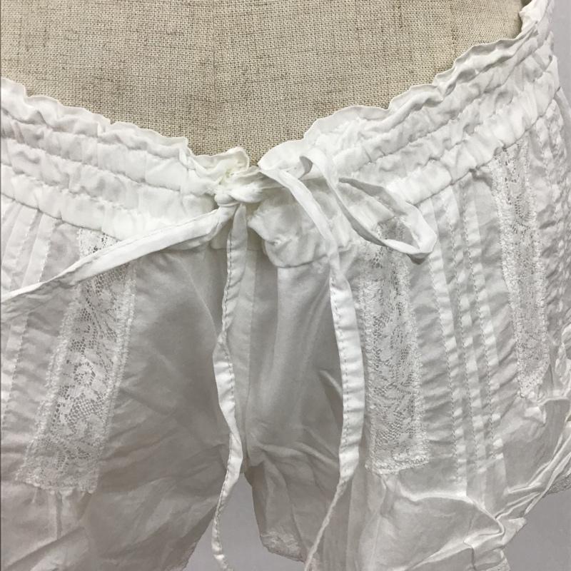 ジルスチュアート JILLSTUART パンツ ショートパンツ 2 無地 白 / ホワイト / レディース USED 古着 中古 10091148