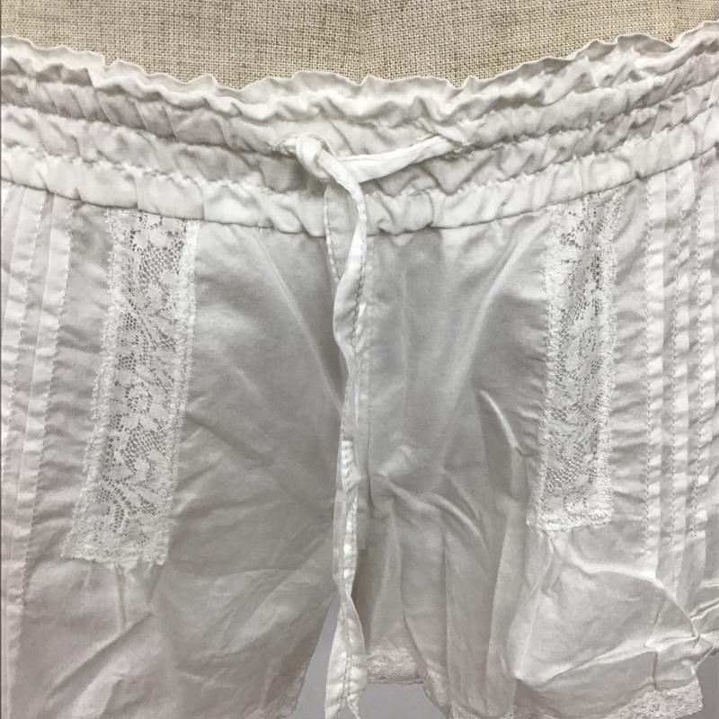 ジルスチュアート JILLSTUART パンツ ショートパンツ 2 無地 白 / ホワイト / レディース USED 古着 中古 10091148