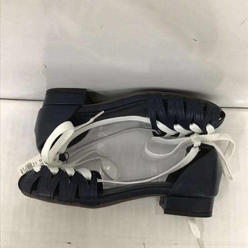 ロデオクラウンズ Rodeo Crowns サンダル サンダル 420AAR55-0010 S 無地 紺 / ネイビー / レディース USED 古着 中古 10091155