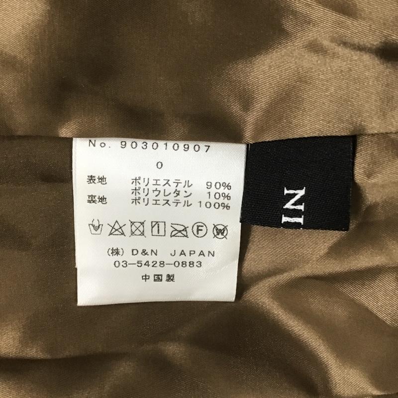 ナイン NINE ワンピース ロングスカート 903010907 スウェードワンピ ノースリーブワンピ 0 無地 キャメル / キャメル / レディース USED 古着 中古 10091177