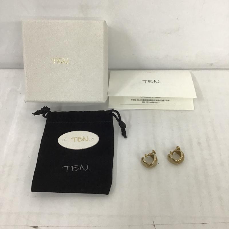 テン TEN. アクセサリー ピアス erg-0124-GD-F プラムイヤリング 無地 金 / ゴールド / レディース USED 古着 中古 10091190