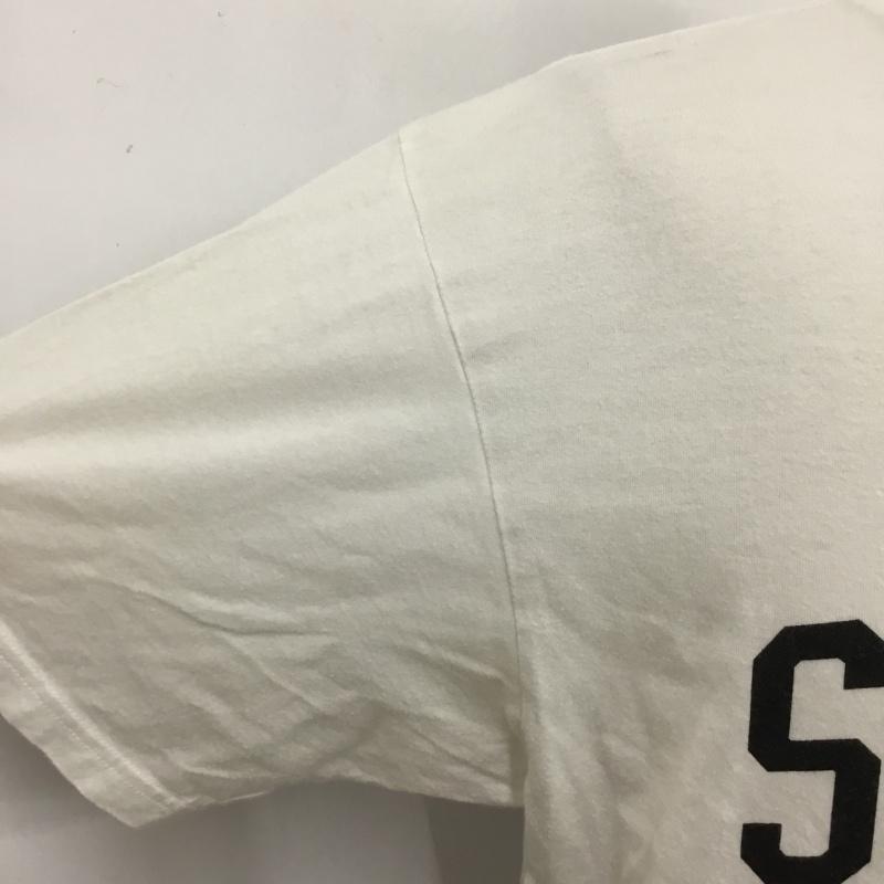 ソフネット SOPHNET. Tシャツ 半袖 SOPH-170083 CAMOUFLAGE POCKET NUMBERING TEE L ロゴ、文字 白 / ホワイト / メンズ USED 古着 中古 10091221