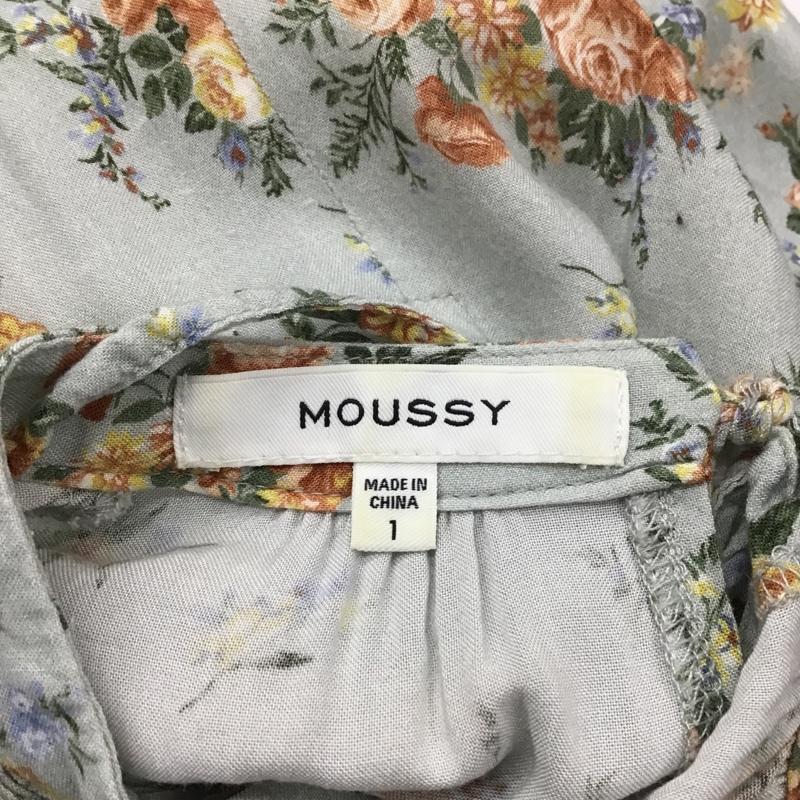 マウジー MOUSSY ワンピース ロングスカート 0109AM30-7720 ND COLLAR FLOWER OP 花柄ワンピース 半袖ロングワンピース 1 総柄 X 花柄 マルチカラー / マルチカラー / レディース USED 古着 中古 10091262