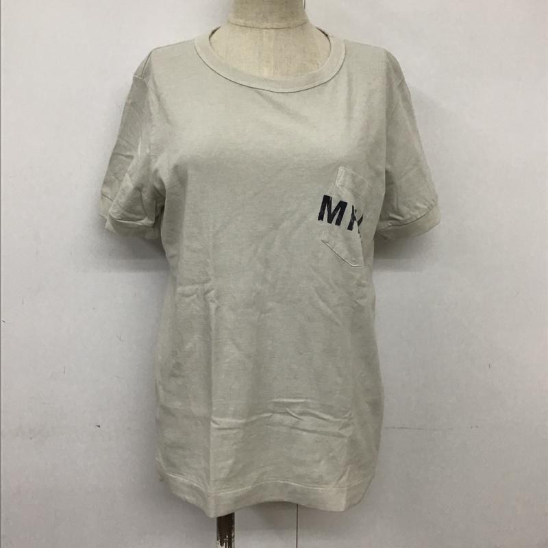 エムエイチエル MHL. Tシャツ 半袖 プリントTシャツ 半袖カットソー 3 ロゴ、文字 白 / ホワイト / レディース USED 古着 中古 10091349