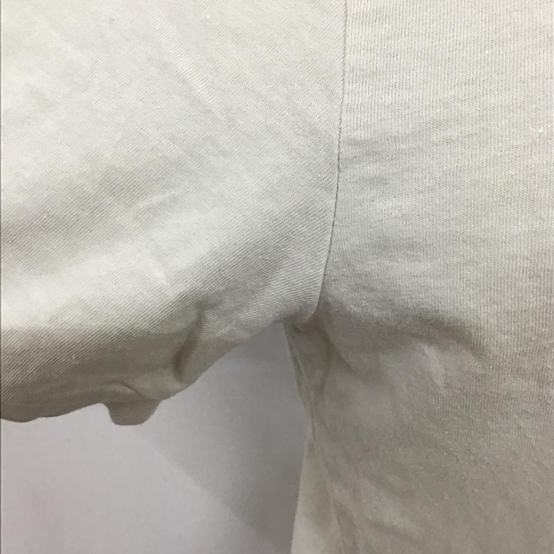 エムエイチエル MHL. Tシャツ 半袖 プリントTシャツ 半袖カットソー 3 ロゴ、文字 白 / ホワイト / レディース USED 古着 中古 10091349