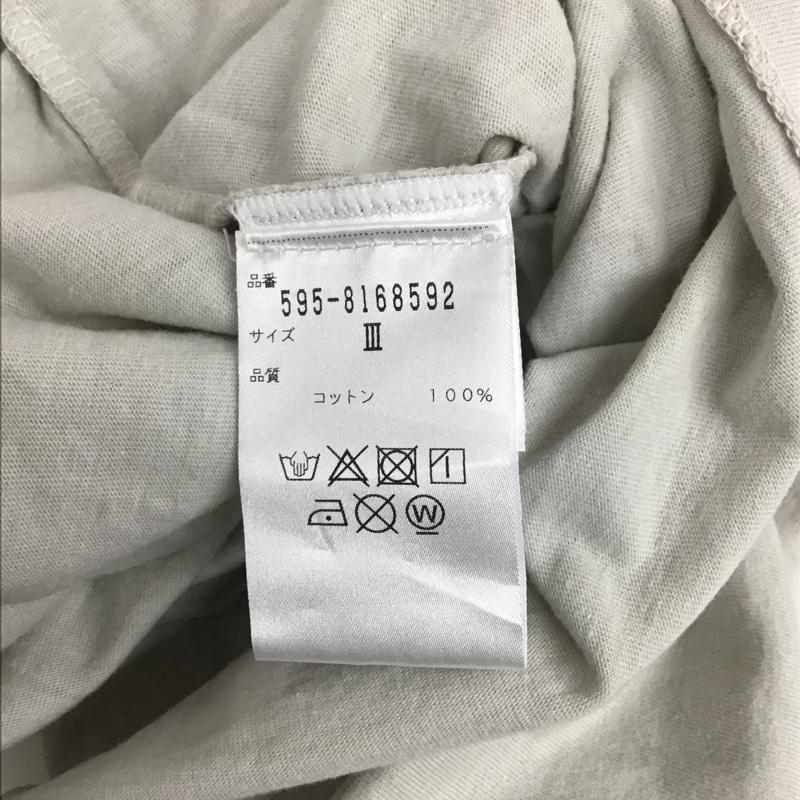 エムエイチエル MHL. Tシャツ 半袖 プリントTシャツ 半袖カットソー 3 ロゴ、文字 白 / ホワイト / レディース USED 古着 中古 10091349