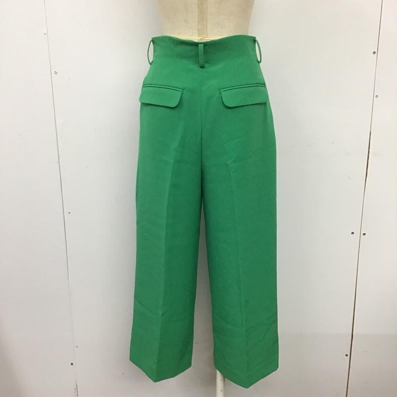 アパートバイローリーズ apart by lowrys パンツ スラックス AP25001AD タック ワイドパンツ M 無地 緑 / グリーン / レディース USED 古着 中古 10091397