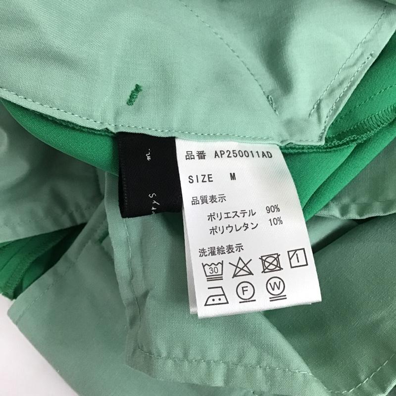 アパートバイローリーズ apart by lowrys パンツ スラックス AP25001AD タック ワイドパンツ M 無地 緑 / グリーン / レディース USED 古着 中古 10091397