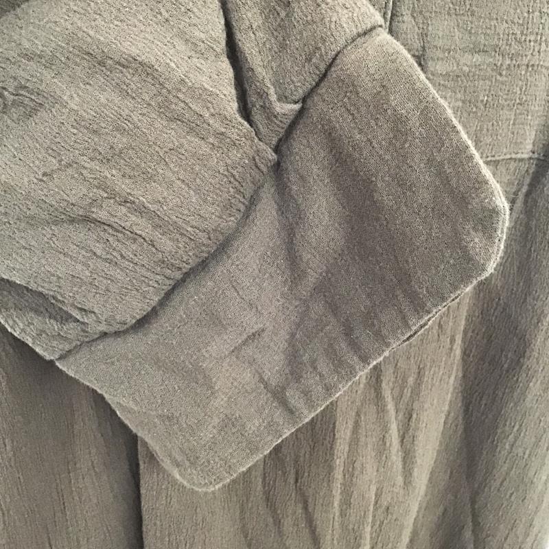 ダブルクローゼット w closet ワンピース ロングスカート 323228 ボリュームタックティアードワンピース 無地 茶 / ブラウン / レディース USED 古着 中古 10091427