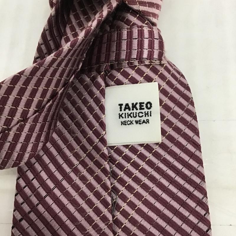 タケオキクチ TAKEO KIKUCHI ネクタイ ネクタイ チェック マルチカラー / マルチカラー / メンズ USED 古着 中古 10091441