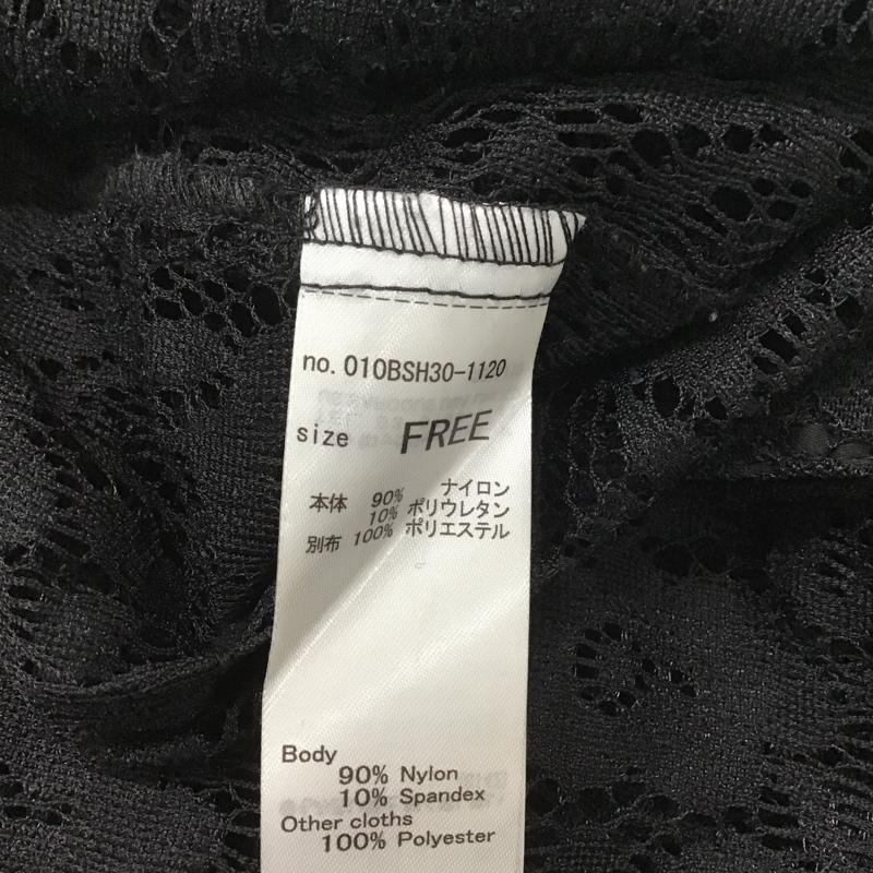マウジー MOUSSY シャツ、ブラウス 半袖 010BSH30-1120 FREE 無地 黒 / ブラック / レディース USED 古着 中古 10091443