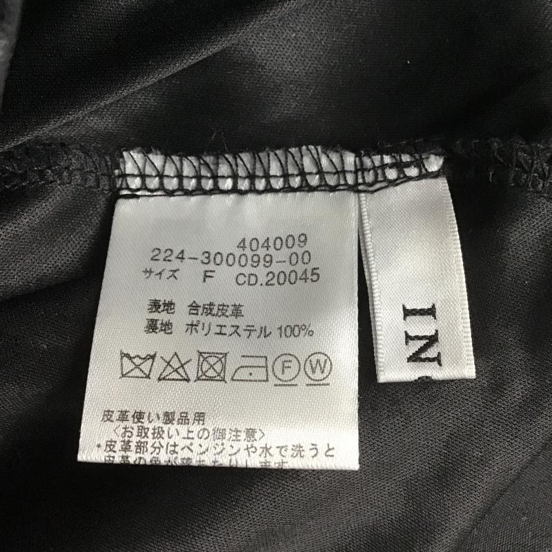 イング INGNI スカート ミニスカート FREE 無地 黒 / ブラック / レディース USED 古着 中古 10091469
