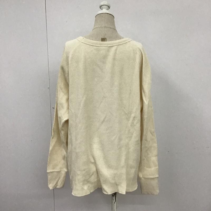 フルーツオブザルーム FRUIT OF THE LOOM Tシャツ 長袖 L 無地 オフホワイト / オフホワイト / レディース USED 古着 中古 10091472
