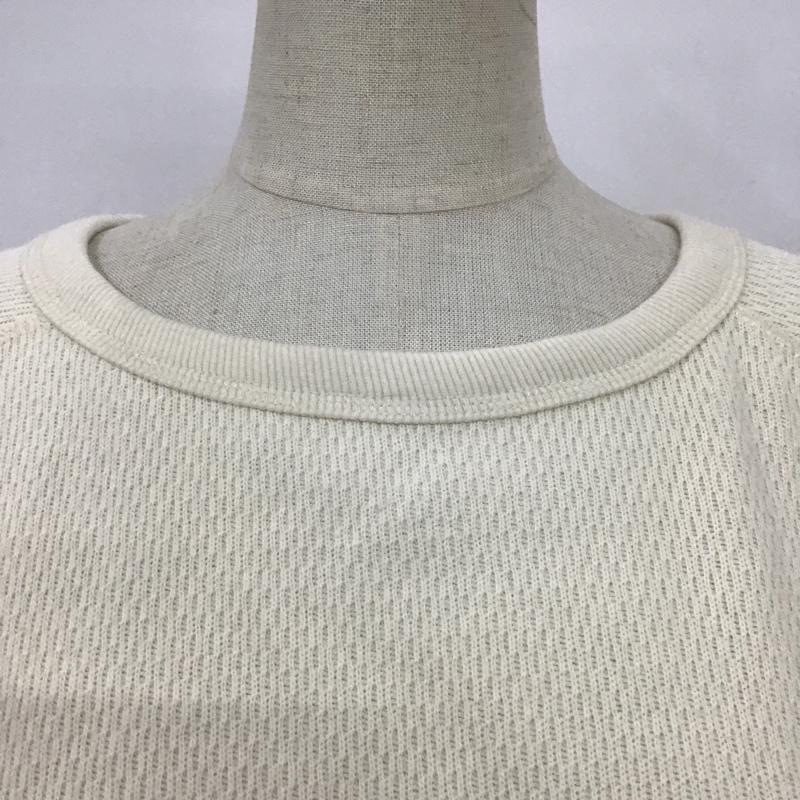 フルーツオブザルーム FRUIT OF THE LOOM Tシャツ 長袖 L 無地 オフホワイト / オフホワイト / レディース USED 古着 中古 10091472