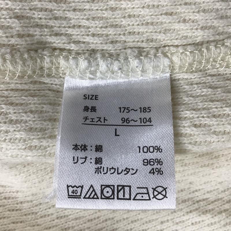 フルーツオブザルーム FRUIT OF THE LOOM Tシャツ 長袖 L 無地 オフホワイト / オフホワイト / レディース USED 古着 中古 10091472