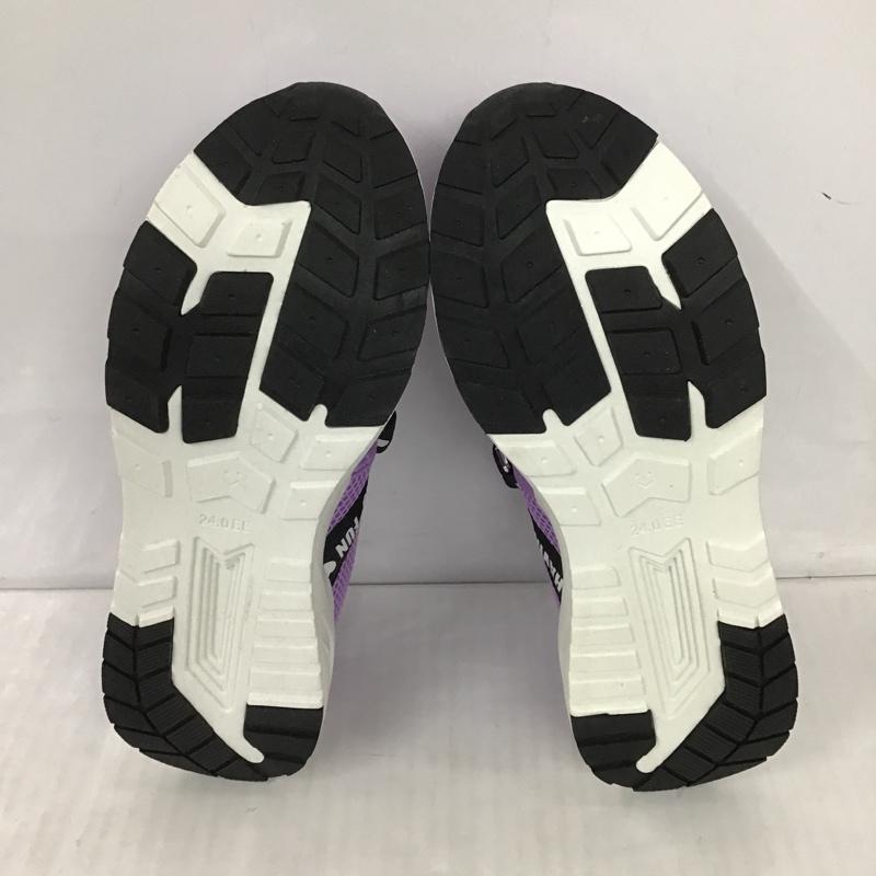 古着 USED スニーカー スニーカー 24cm 24.0cm 無地 紫 / パープル / レディース USED 古着 中古 10091499